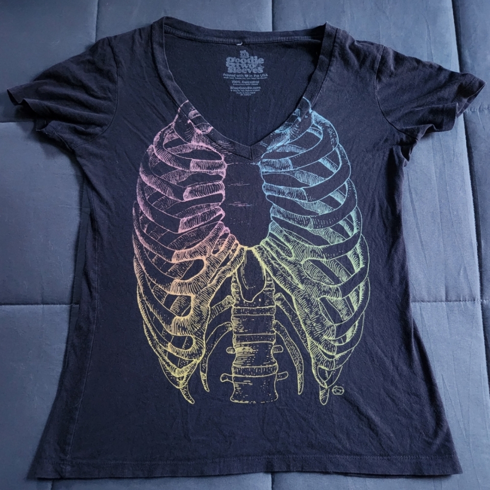 Rainbow Ribcage Shirt